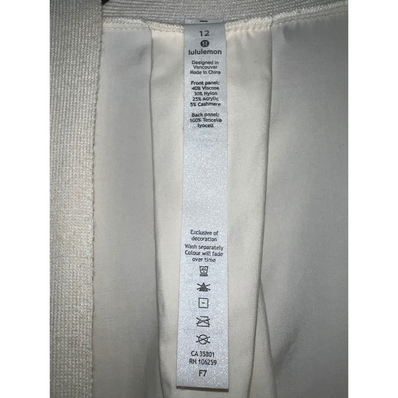 Lululemon Still At Ease Wrap Sz 12 cardigan comfy preppy yoga - Picture 9 of 9